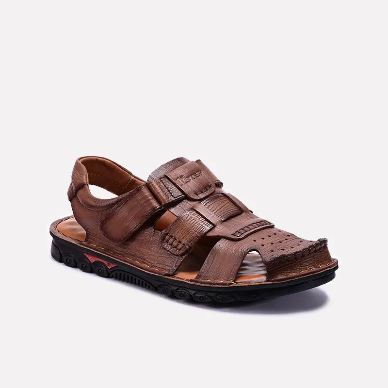 Brown Casual Roman Sandals