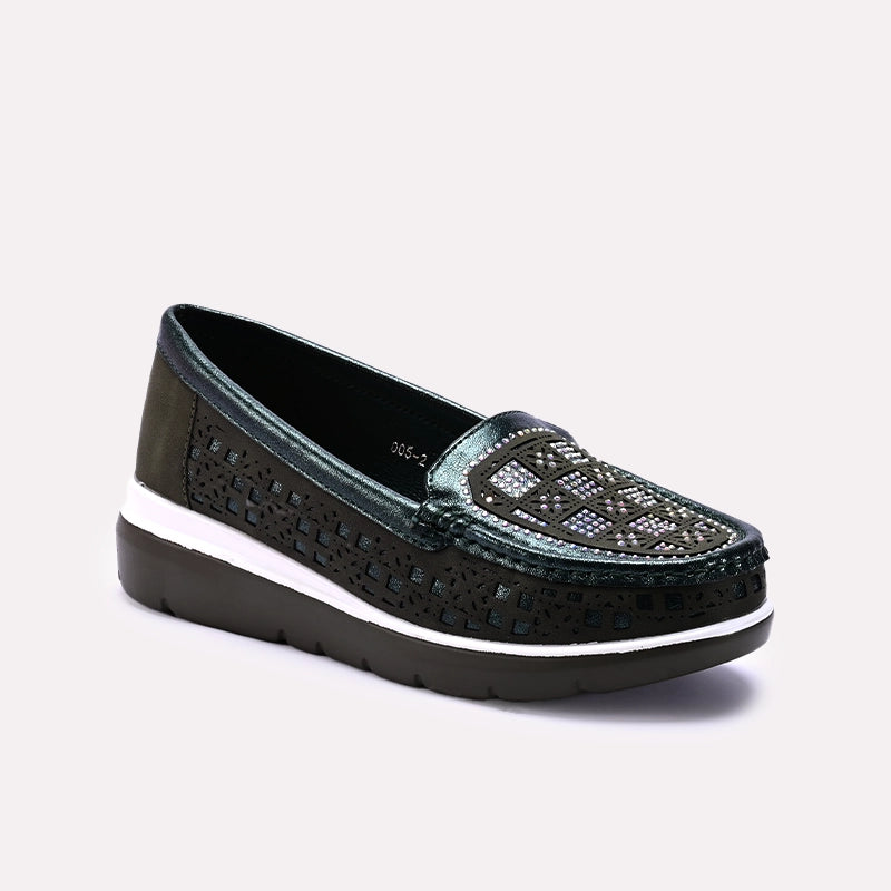 Moccasin Shoes Green 0440927