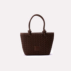 Casual Hand Bags Dark Brown 0322204