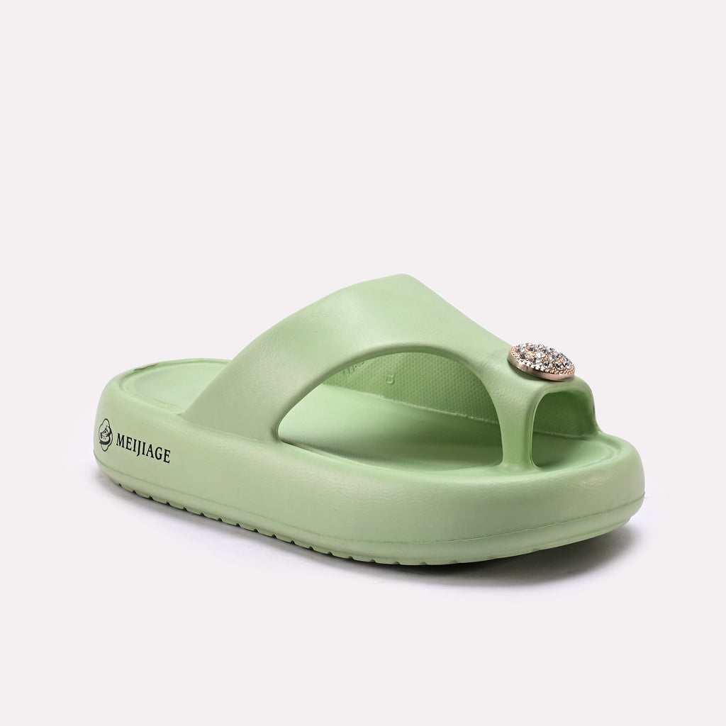 Casual Slipper Green 0413401