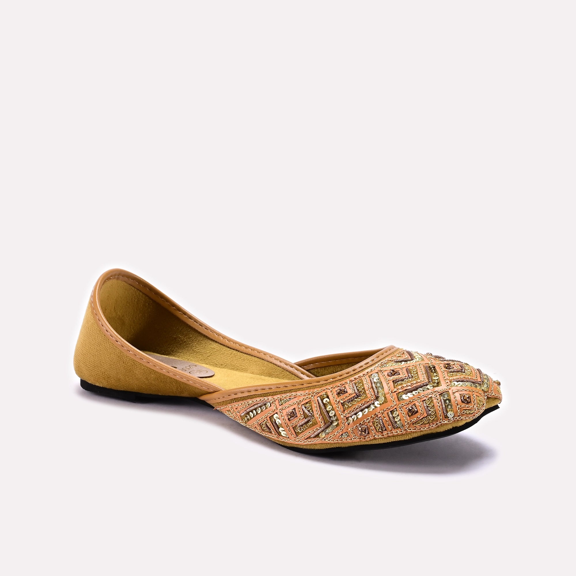 Casual Khussa Mustard 0460020