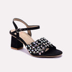 Black Bridal Sandals 0421300