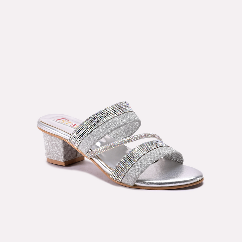 Baby Fancy Slipper Silver 0730370