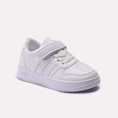 Baba School Shoes White 0650819