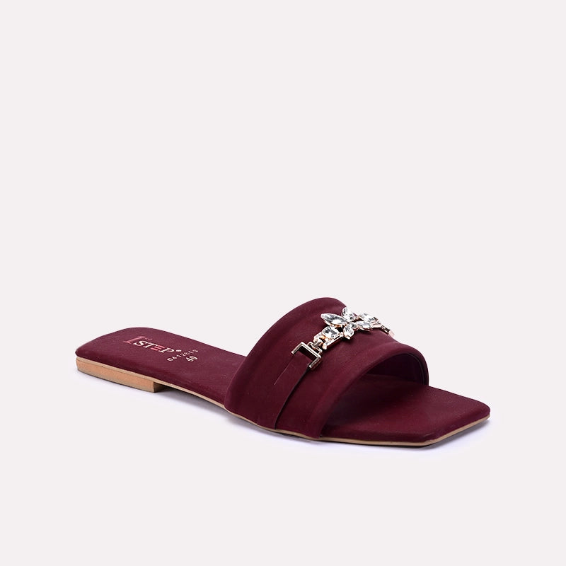 Fancy Slipper Maroon 0412819