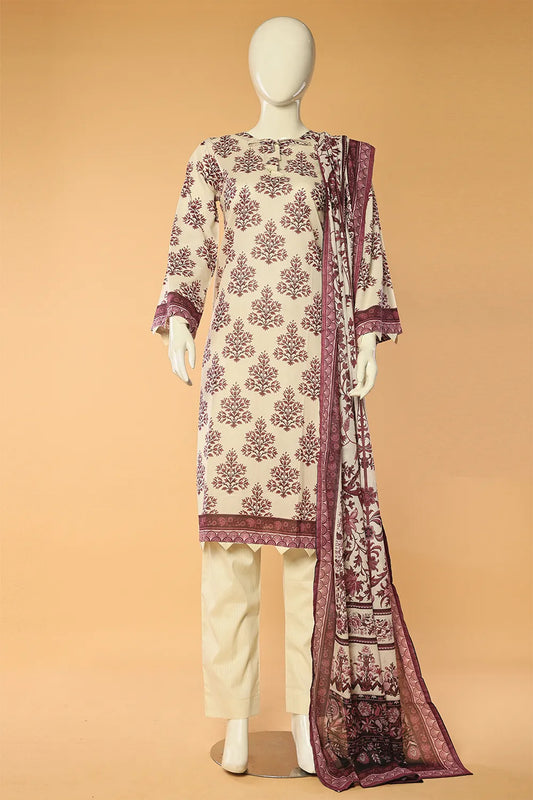 Arora Charm - 3 Piece Stitched Lawn Suit 15D0106