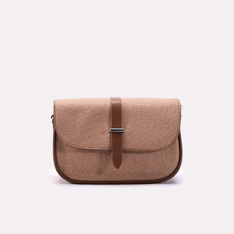 Casual Hand Bags Brown 0322039
