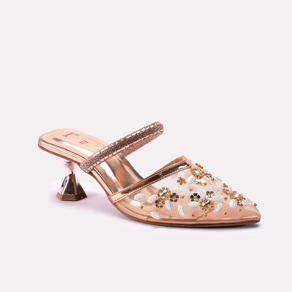 Bridal Court Shoes Peach 0450184