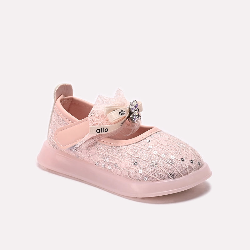 Girl Fancy Pumps Pink 0710728