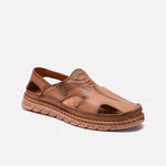 Khaki Roman Sandals For Men