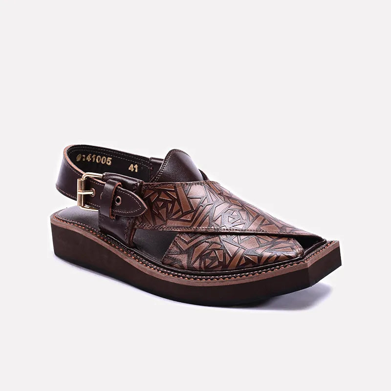Kaptan Peshawari Sandal  Brown 0141005