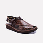 Kaptan Peshawari Sandal  Brown 0141005