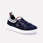 Blue Walking Sneakers For Men 0120546