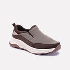 Brown Chunky Slip On Sneakers 0120555
