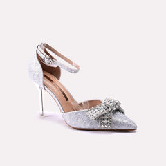 Bridal Court Shoes Silver 0450194