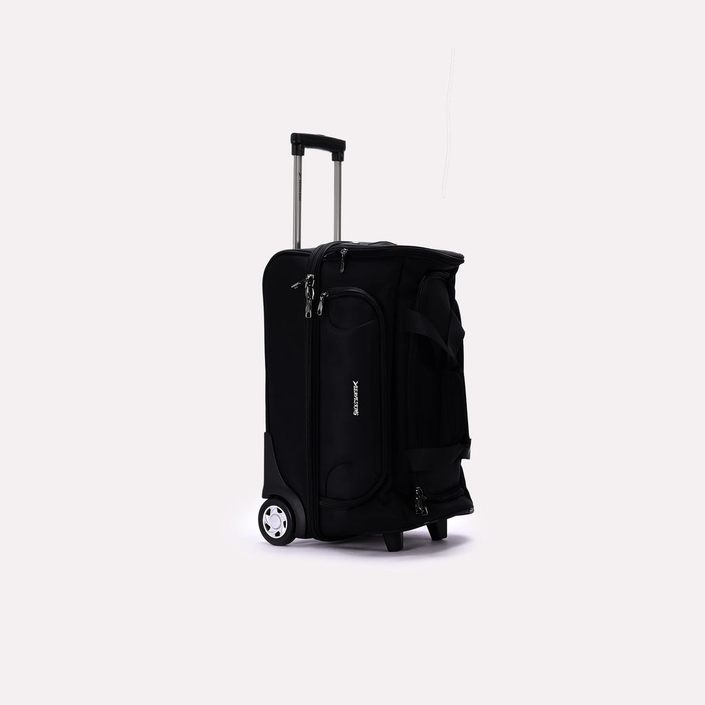 Duffel Bag Luggage With Wheels Black 0815035
