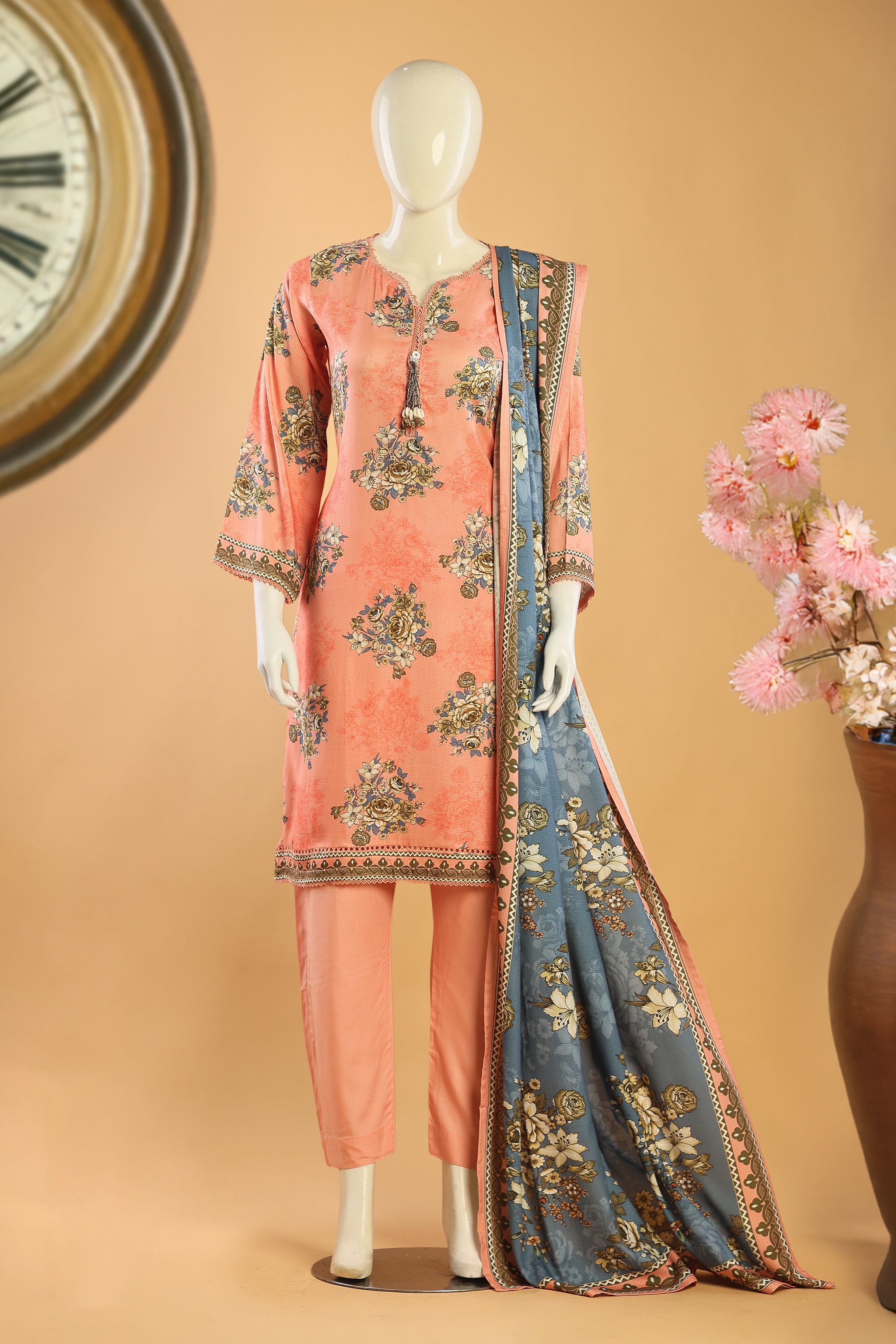 Aurora - 3 Piece Stitched Lawn Suit 15R1120