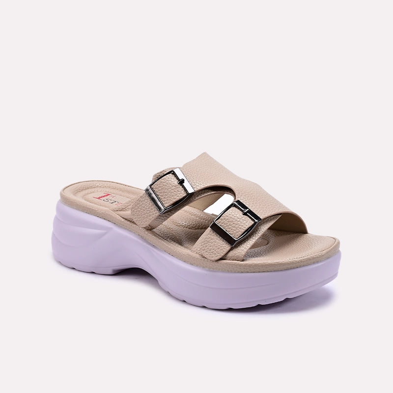 Fawn Criss Cross Chunky Slippers 0412941