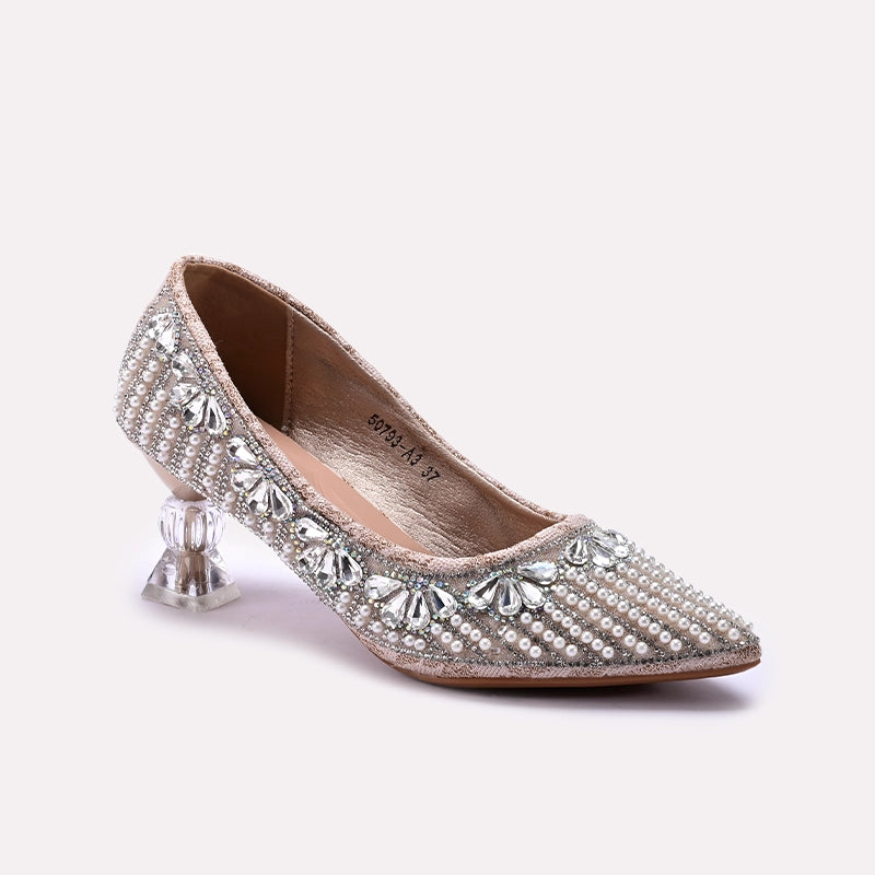 Bridal Court Shoes Golden 0450177