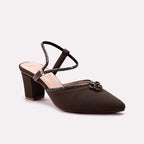 Fancy Court Shoes Brown 0450078