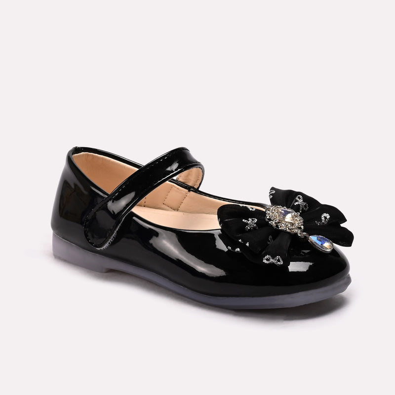 Girl Casual Pumps Black 0710720