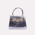 Silver Casual Hand Bags 0321852
