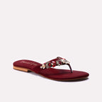 Fancy Slipper Maroon 0414017