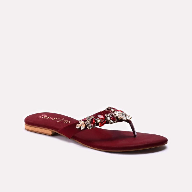 Fancy Slipper Maroon 0414017