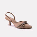 Fancy Court Shoes Fawn 0450122