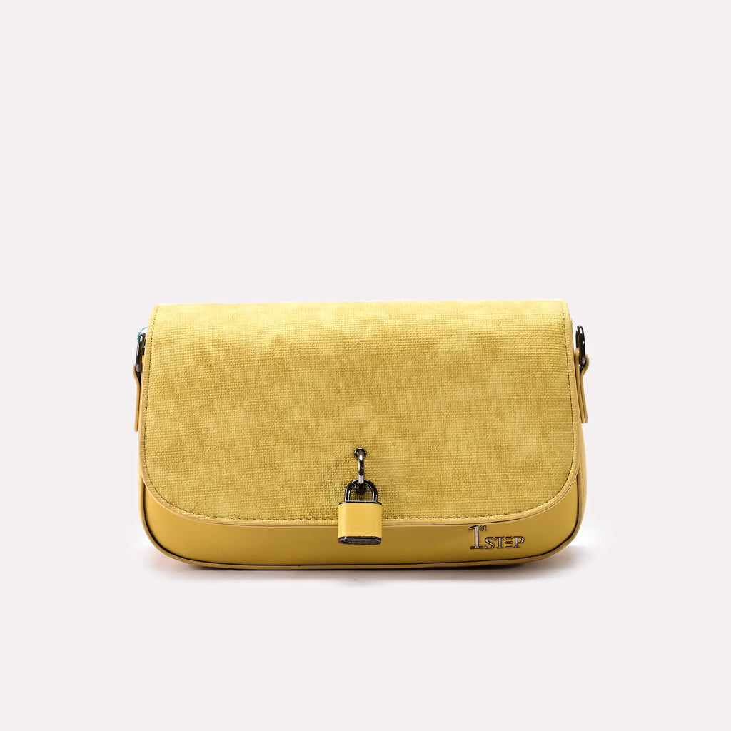 Casual Hand Bags Yellow 0322115