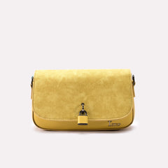 Casual Hand Bags Yellow 0322115