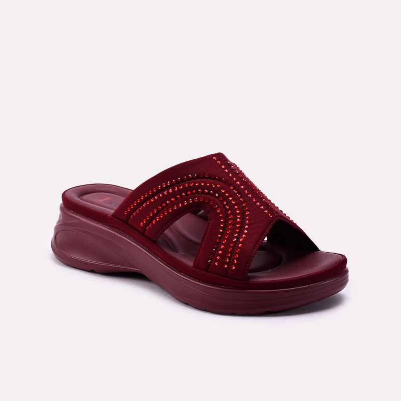 Casual Slipper Maroon 0413438