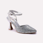 Bridal Court Shoes Silver 0450147