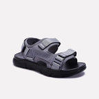 Gray Velcro Strap Sandals 0141182
