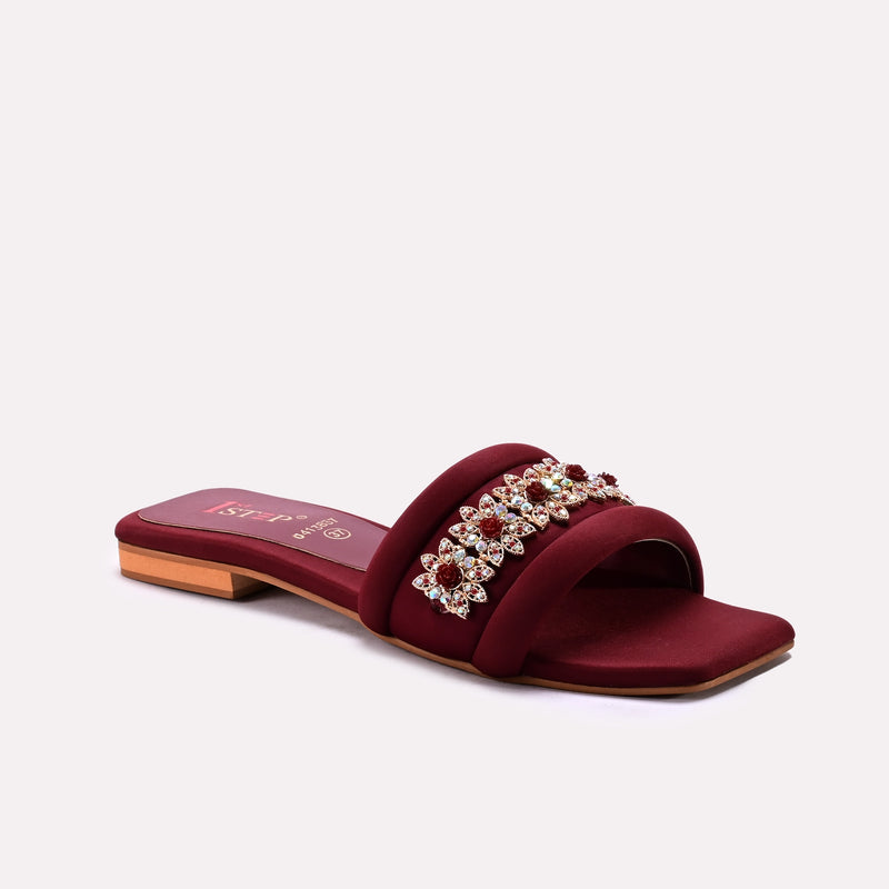 Fancy Slipper Maroon 0413837