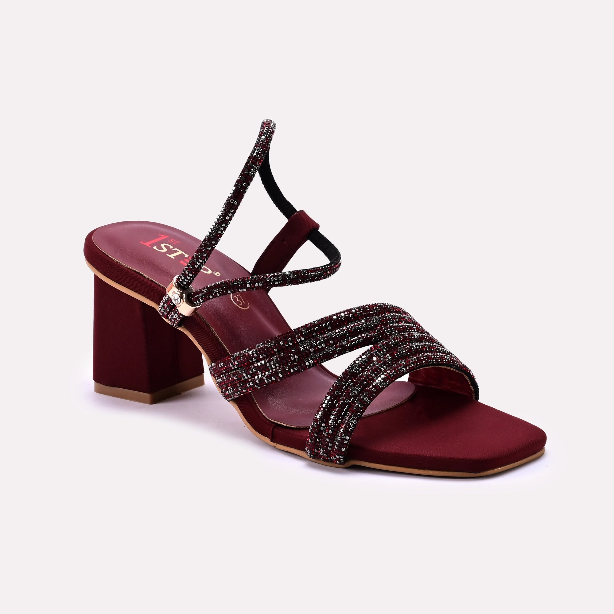 Fancy Sandal Maroon 0421721