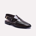 Brown Designer Peshawari Sandals 0141109