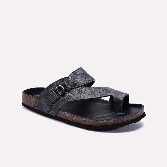 Gray Casual Slippers Men 0151115
