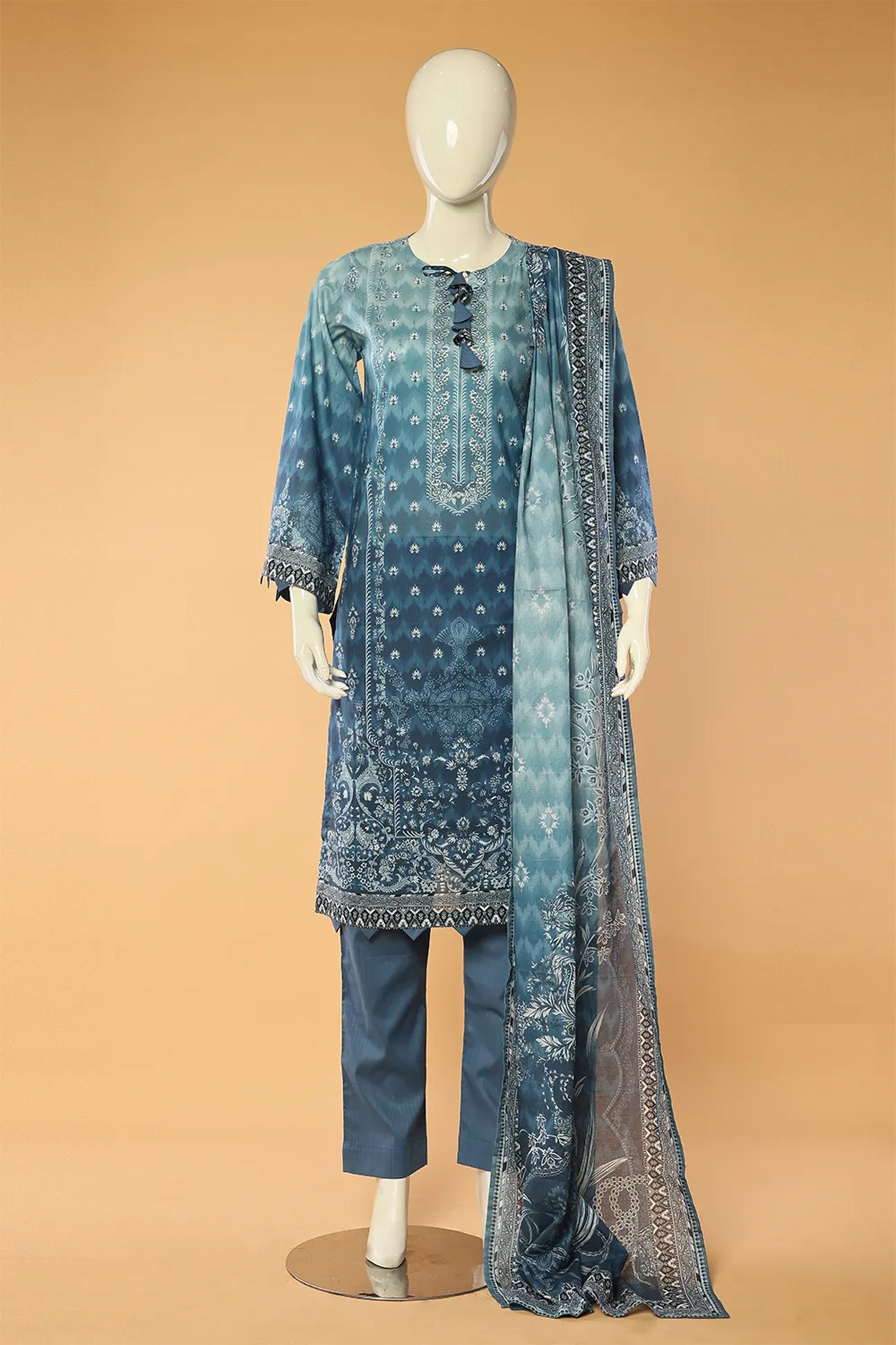 Alina - 3 Piece Stitched Lawn Suit 15D0105