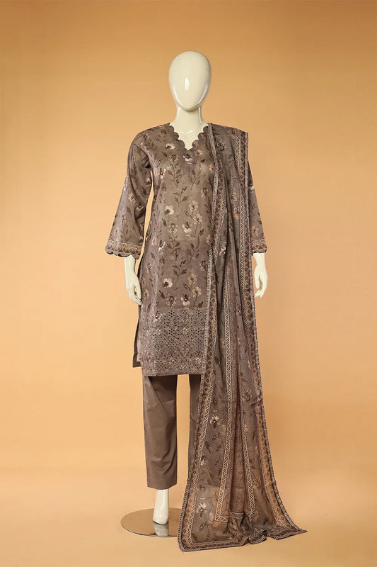 Gulnaar - 3 Piece Stitched Lawn Suit 15D0096