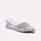 Bridal Court Shoes Silver 0450176