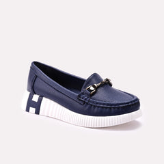 Moccasin Shoes Navy Blue 0440942