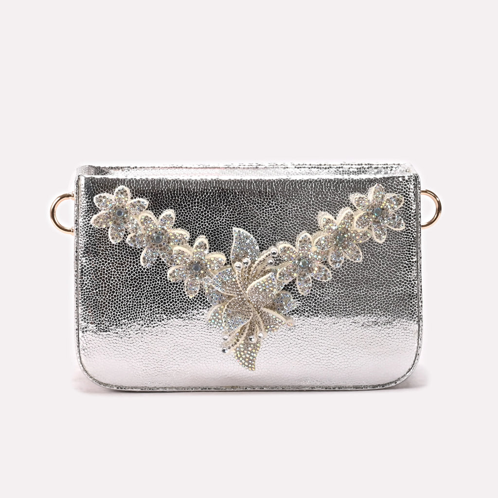 Hand bag Silver 0322338