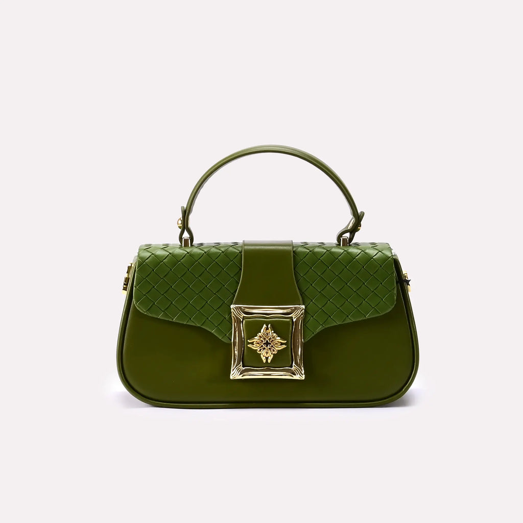 Casual Hand Bags Green 0322158
