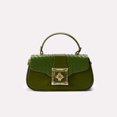 Casual Hand Bags Green 0322158