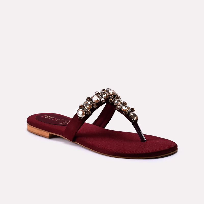 Fancy Slipper Maroon 0413711
