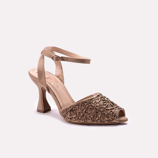 Bridal Court Shoes Fawn 0450097