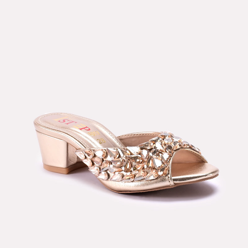 Baby Fancy Slipper Golden 0730398
