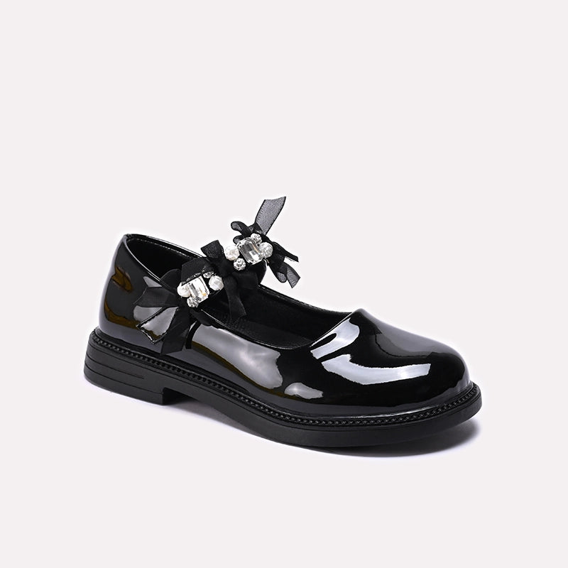 Girl Fancy Pumps Black 0710698