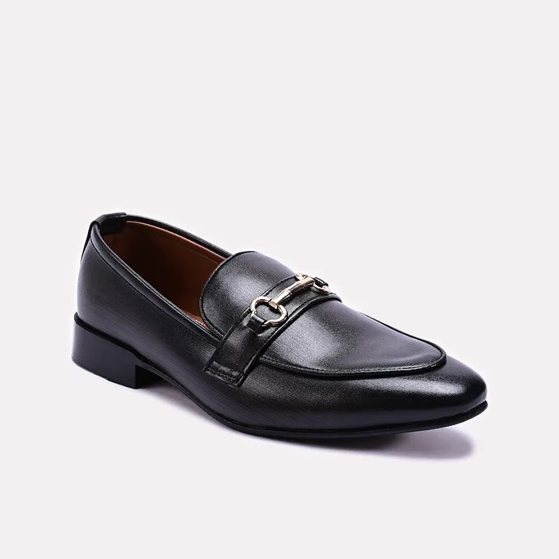 Black Horsebit Dress Shoes 0111347